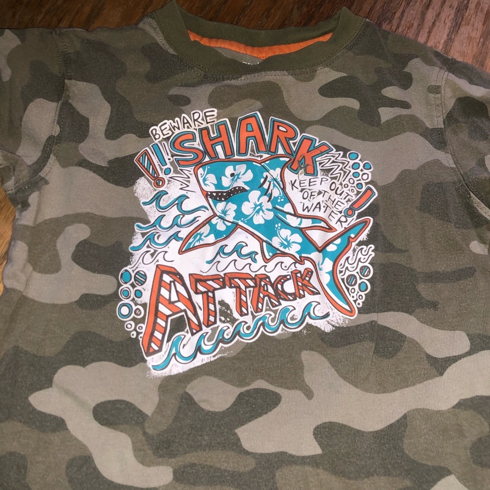 Beware shark attack tee